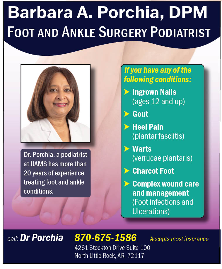 Dr. Barbara A. Porchia, DPM – Foot and Ankle Surgery, UAMS