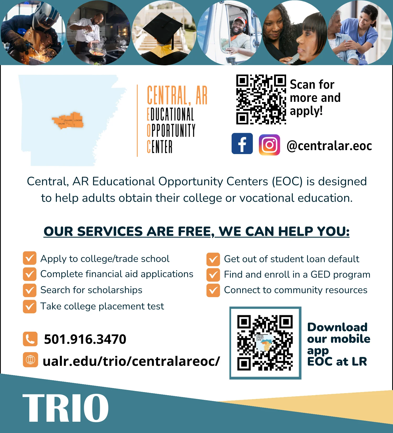 TRIO – Central AR Educational Opportunity Center